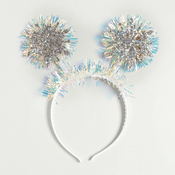 Ободок новогодний карнавальный «Снежинка»