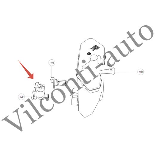 НАСОС СТЕКЛООМЫВАТЕЛЯ TANK 500 5207107XKN01A 100% ОРИГИНАЛ