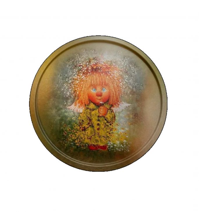 Поднос Ангел дарящий лето 20х20х0.4 см TS028