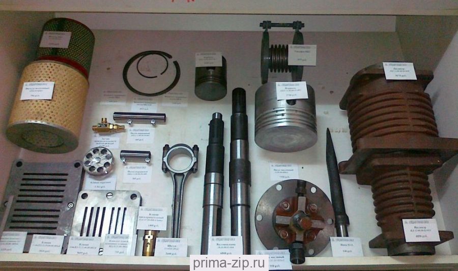 Запчасти к компрессорам ПКСД