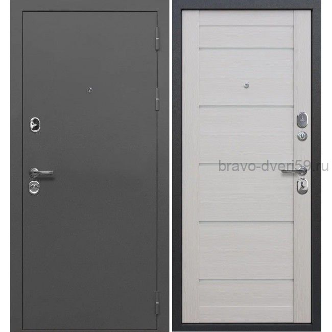 Входная дверь Ferroni 9 см Серебро Лиственница Беж Царга