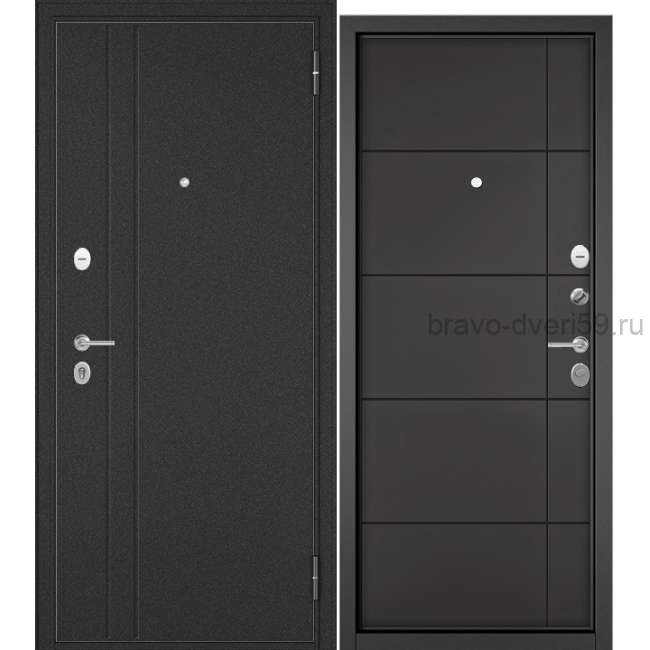 FAMILY BS MP Антрацит букле RL-2 Графит софт 7М-193 дверь металлическая