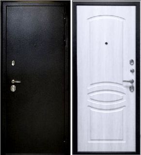 Люкс-1 PRO Антик серебро трехконтурная входная дверь