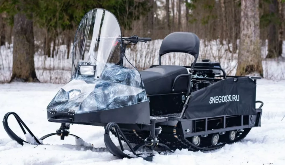 Миниснегоход Егерь Экспедитор 20 л.с. , реверс, тормоз, капот белый