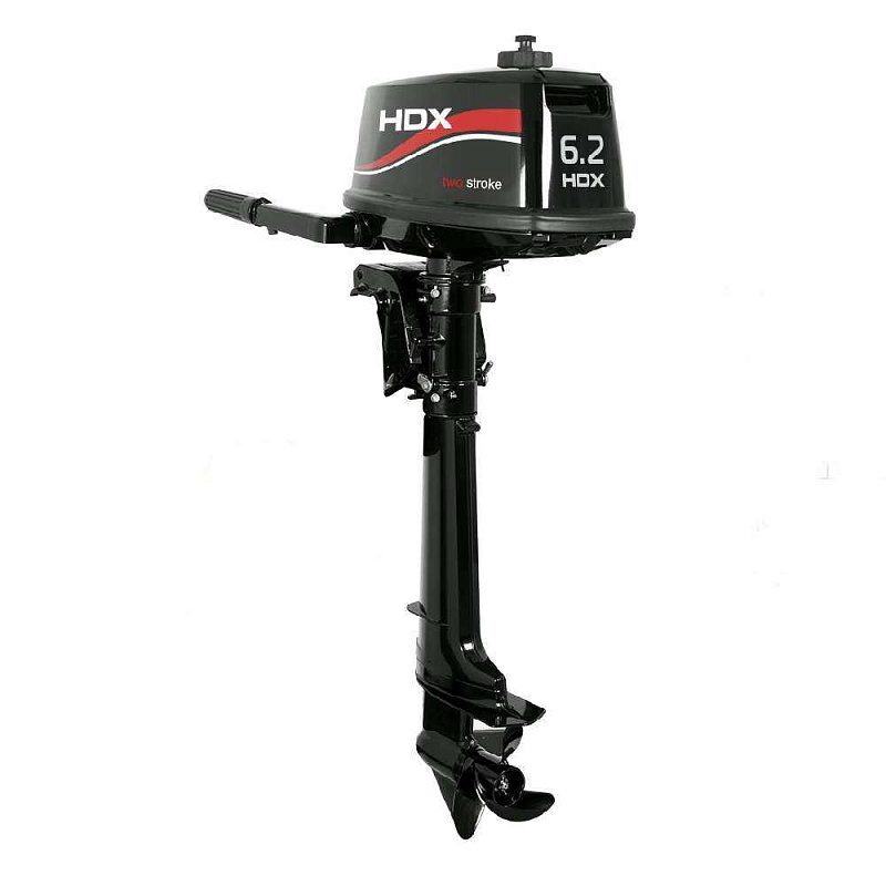 Лодочный мотор 2-х тактный HDX R series T 6,2 BMS (с топливным баком 24л)