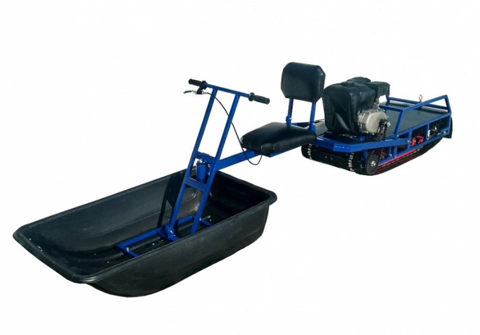 Мотобуксировщик толкач Альбатрос-XL8 с модулем. Без фары, тележки