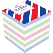 Блок бум цв 9*9*9см Attomex непроклеенный чередование с белым