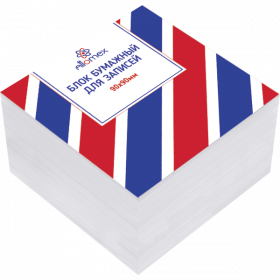 Блок бум бел 9*9*5см ATTOMEX непроклеен белизна 70% 70г/м2 термоупаковка