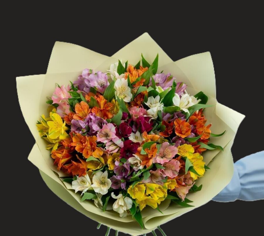 Букет 31 микс альстромерий