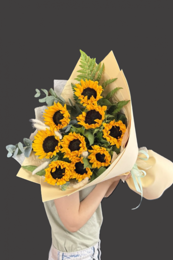 Букет подсолнухов "Солнышко"