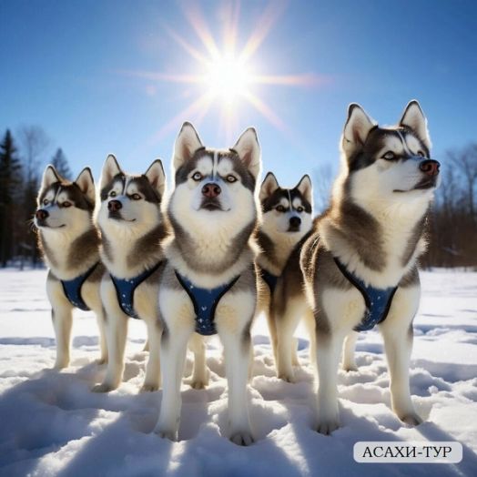 В гости к хаски, 1 день