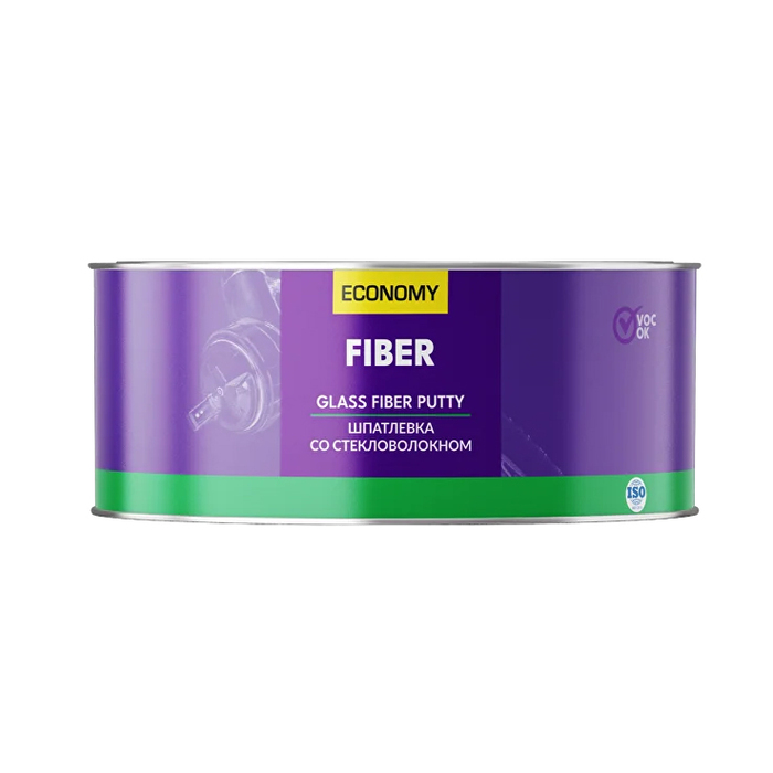 Novol Asia FIBER Шпатлевка со стекловолокном, цвет зеленый, 900гр.