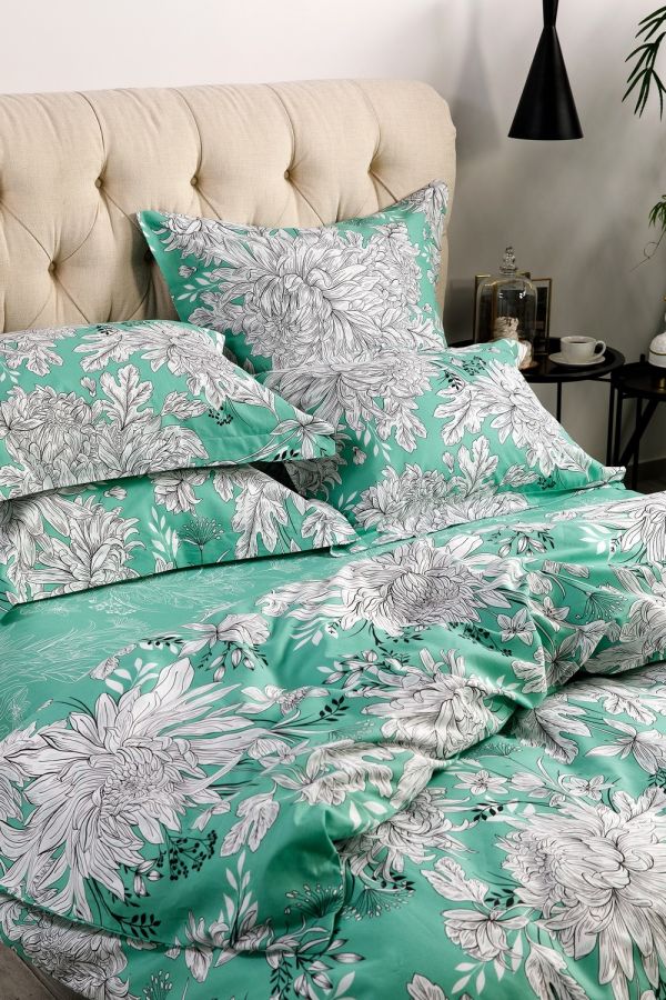 Перкаль 1.5 спальный [в ассортименте] WINDSLOW Астры постельное белье