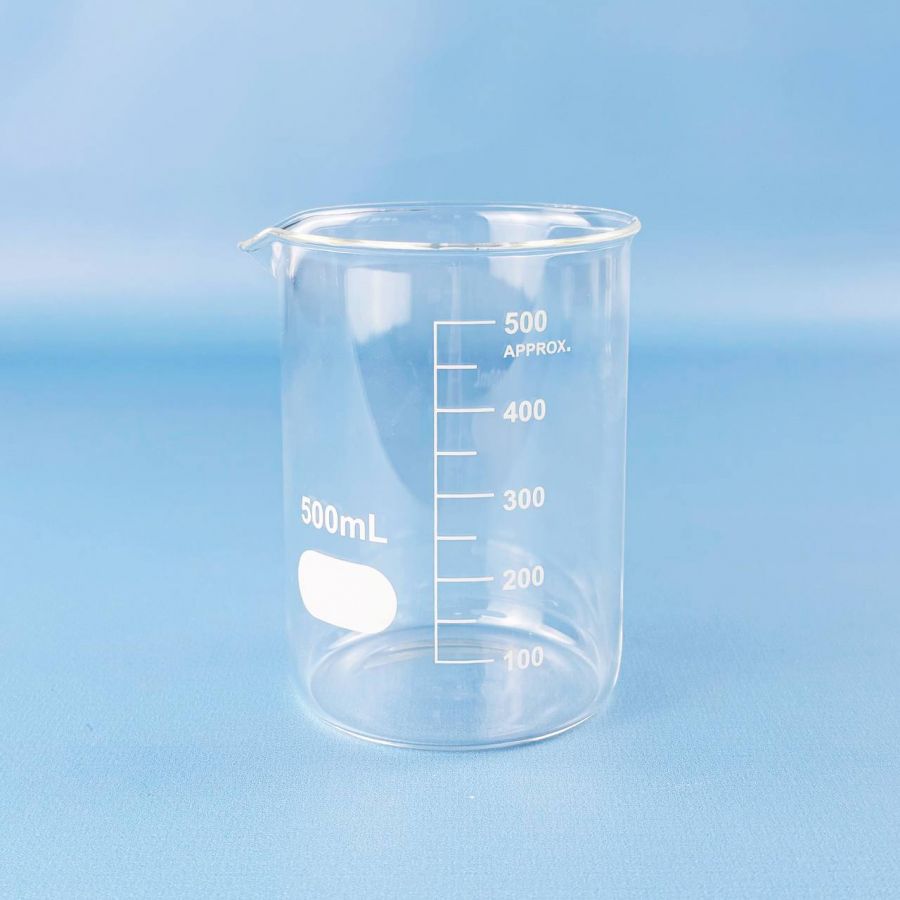 Стакан лабораторный низкий Labdevices Н-1-500, 500 мл, стекло Boro 3.3, градуированный