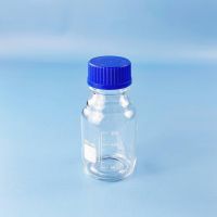 Банка для реактивов Labdevices GL45, 250 мл, стекло Boro 3.3, светлое стекло, с винтовой крышкой, градуированная