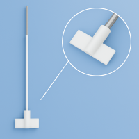 Мешальник для верхнеприводных мешалок Labdevices, 2 лопасти, нержавеющая сталь с фторопластовым покрытием, 350 мм