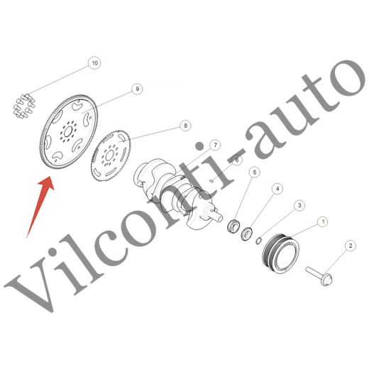 ДВУХМАССОВЫЙ МАХОВИК TANK 500 1005400XEZ01 100% ОРИГИНАЛ