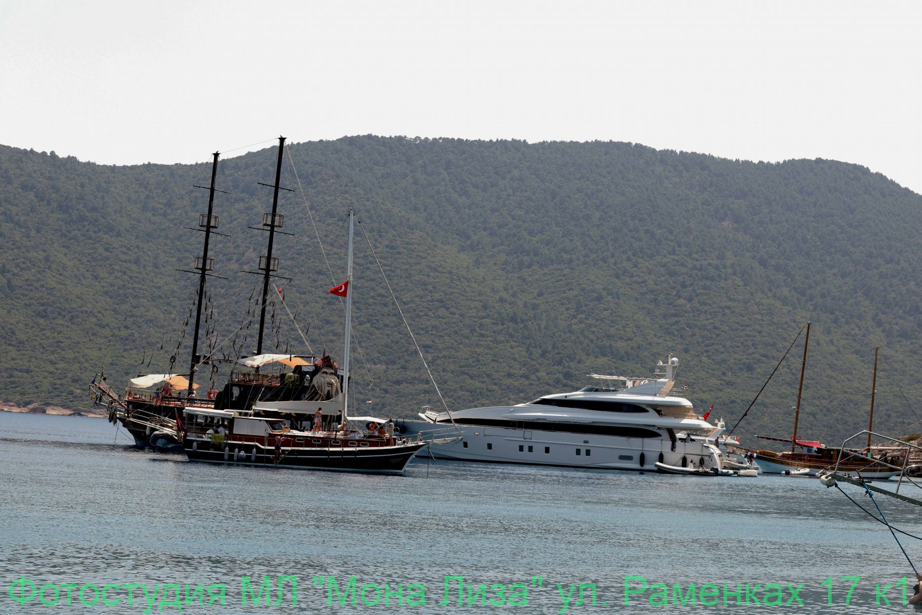 Морская прогулка, яхты