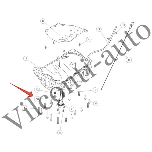 ПРОБКА СЛИВНАЯ TANK 500 1009304XEC06 100% ОРИГИНАЛ