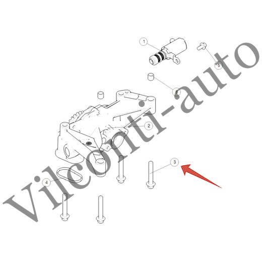 БОЛТ МАСЛЯНОГО НАСОСА TANK 500 Q1840850F32E 100% ОРИГИНАЛ