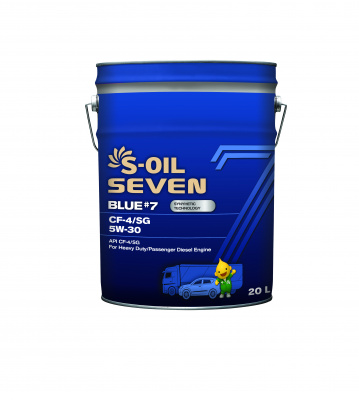 S-OIL 7 BLUE #7 CF-4/SG 5W-30, 20л