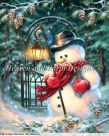 Набор для вышивания "HAEDJG 9809 The Enchanted Christmas Snowman"