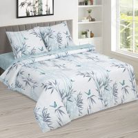 «Бамбуковая роща» (DE LUXE) постельное белье Поплин Евро