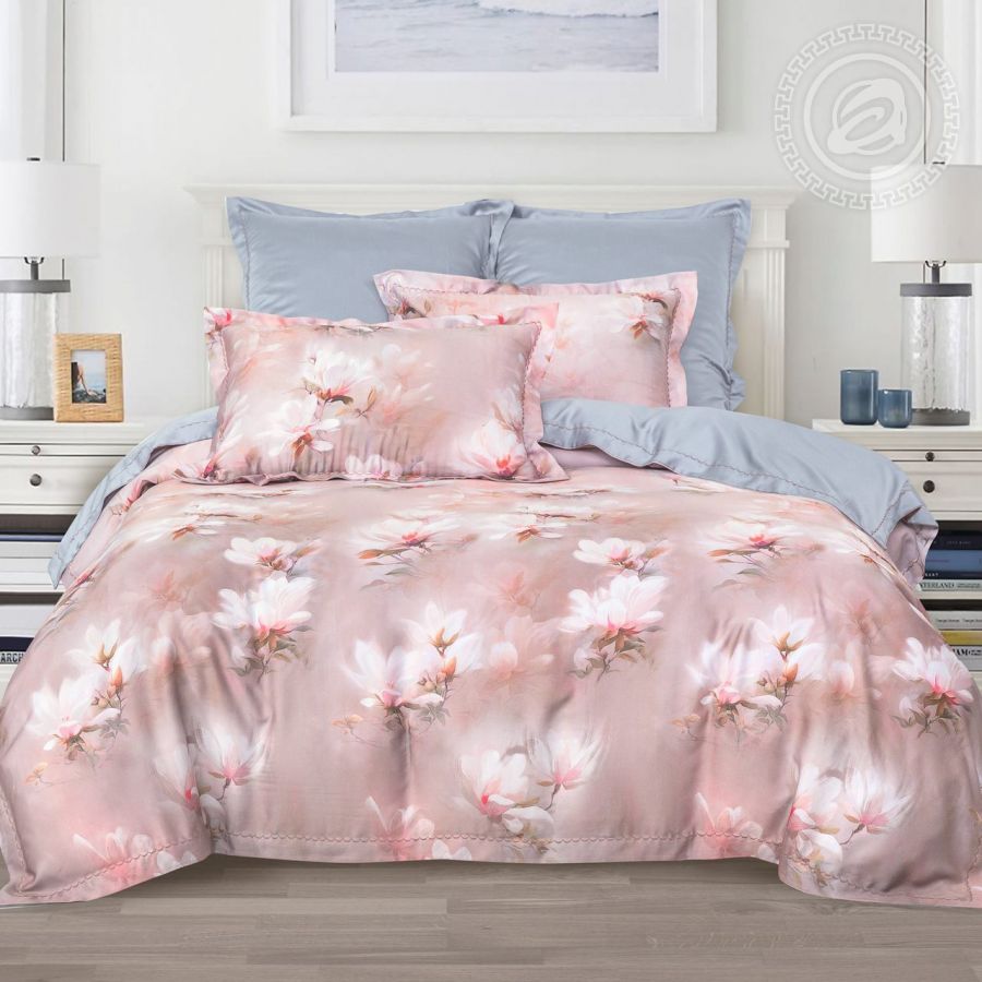 «Рамона» (Тенсел) постельное белье  2-х спальный с евро