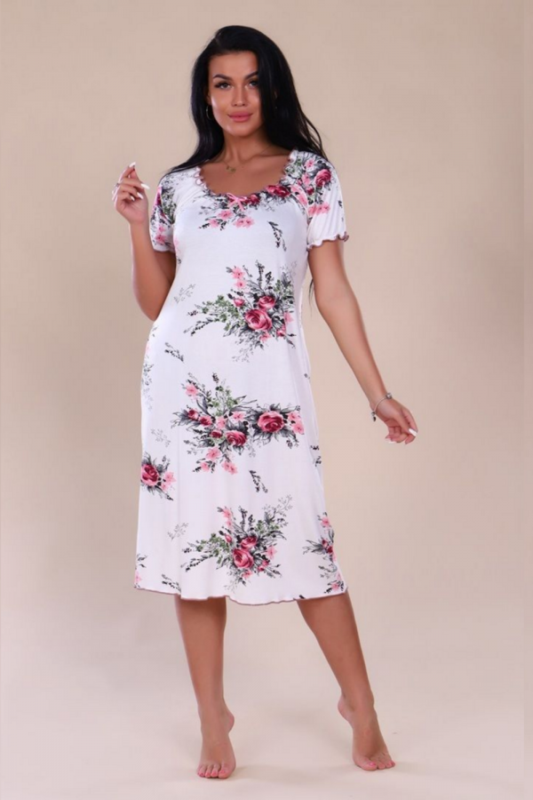 916 Сорочка из вискозы [молочный]