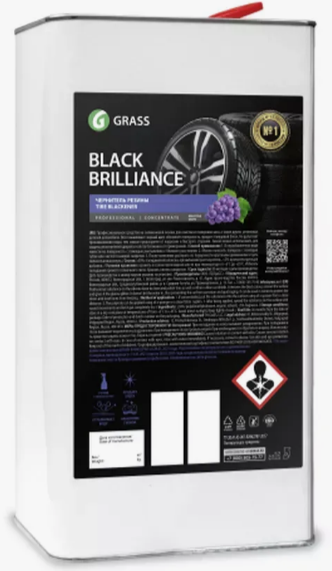 GRASS Полироль чернитель шин "Black brilliance", 5кг