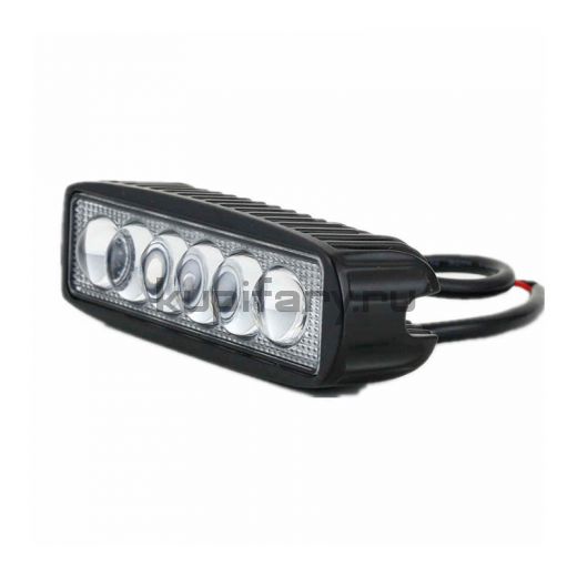 Светодиодная фара 18 Вт 6 led точечная линза дальнего света 12-24 вольт FR164518