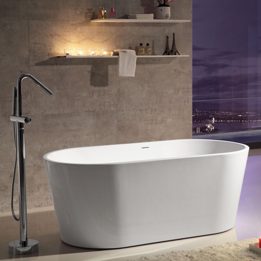 Акриловая ванна ABBER AB9203-1.6 белая