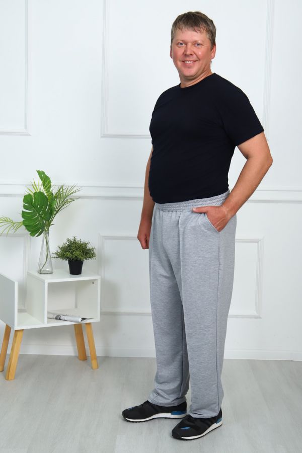 Брюки 375700 спортивные [серый]