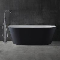 Акриловая ванна ABBER AB9216-1.7MB черная матовая