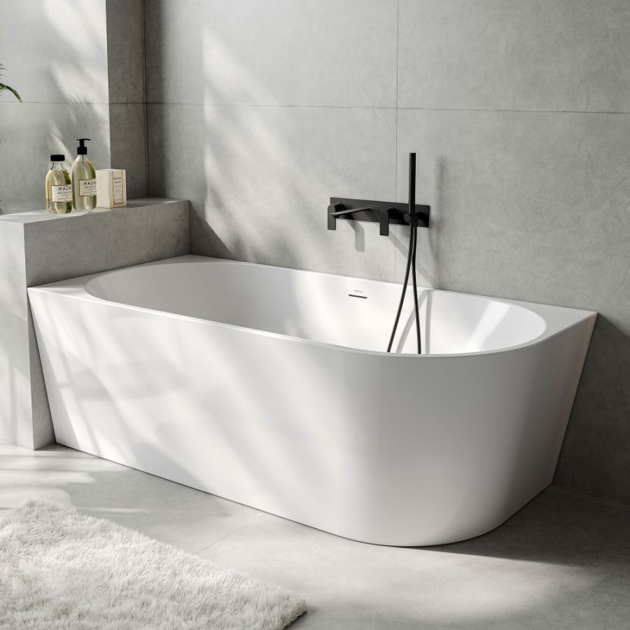 Акриловая ванна ABBER AB9502-1.8 L белая