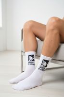 Носки мужские Носки с оленем набор 2 пары [черный+белый]