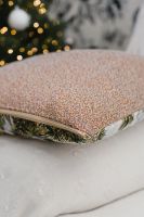 Наволочка 50х50 Бельчонок [снегири,серый]