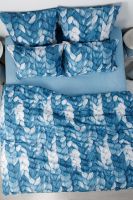 Поплин 2-х спальный с евро [в ассортименте] Вязка постельное белье