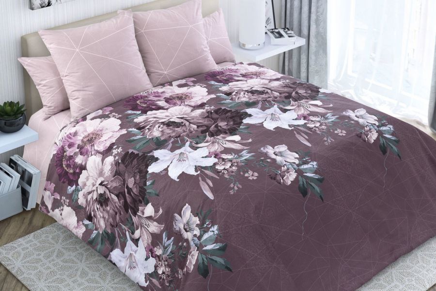 Перкаль 1.5 спальный [в ассортименте] Сияние ночи 3, постельное белье