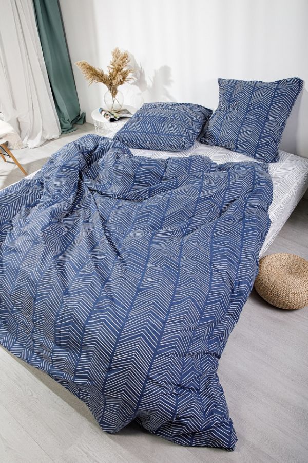 Поплин 2-х спальный с евро [в ассортименте] Лайнс постельное белье