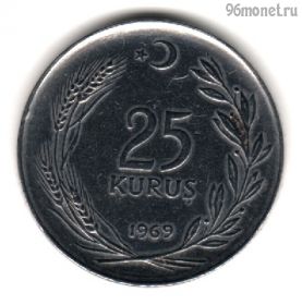 Турция 25 курушей 1969