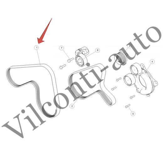 РЕМЕНЬ ПОЛИКЛИНОВЫЙ TANK 500 1025012XEZ01 100% ОРИГИНАЛ