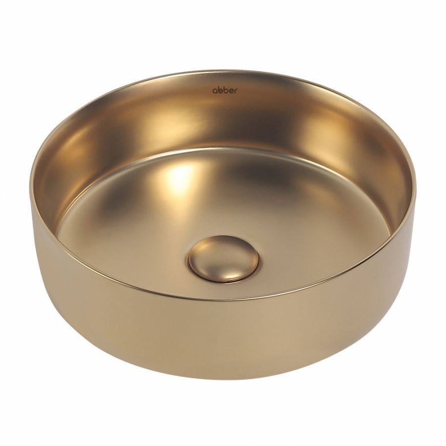 Раковина накладная ABBER Bequem AC2108MMG Золото