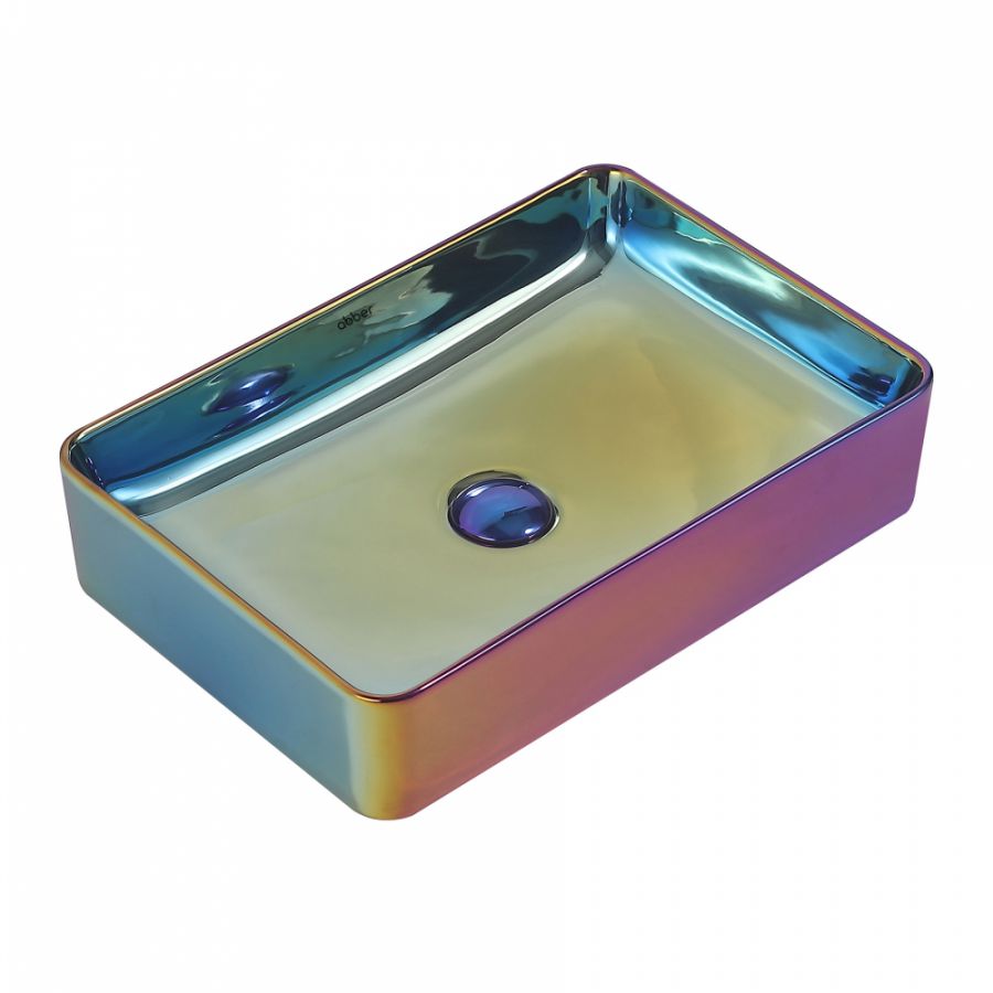 Раковина накладная ABBER Rechteck AC2207Regen Хамелеон