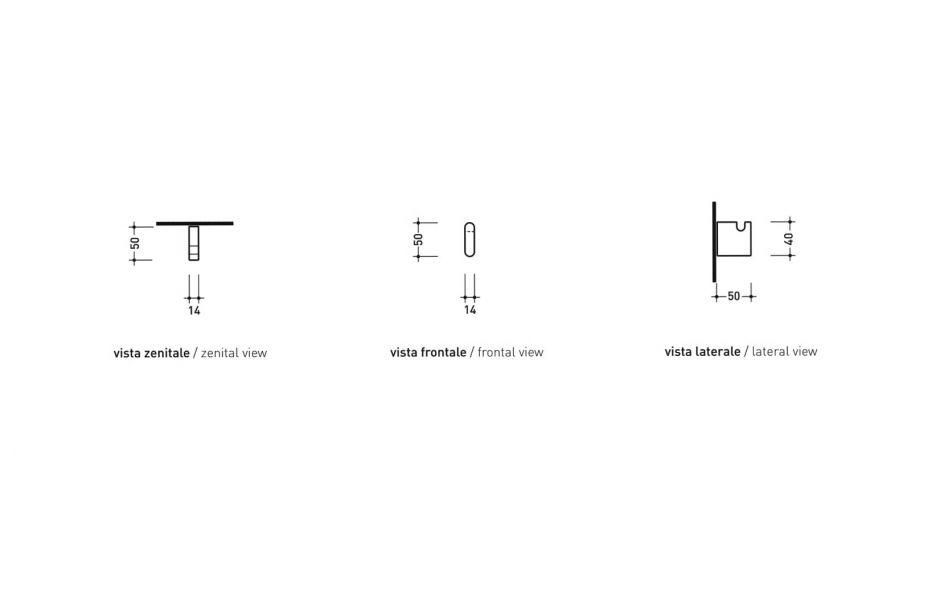 Подвесной крючок Flaminia Noke NKPA ФОТО