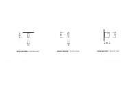 Подвесной крючок Flaminia Noke NKPA схема 2