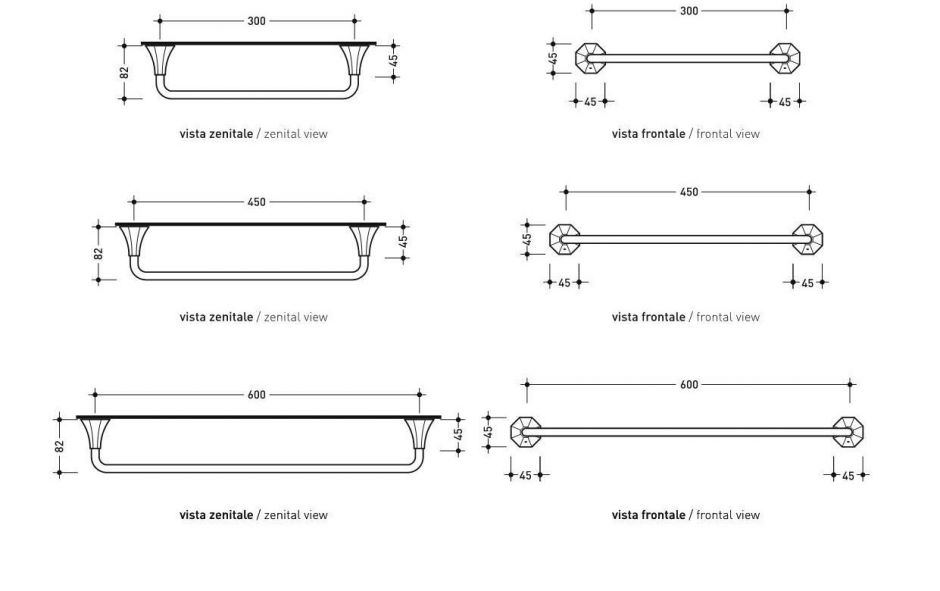 Подвесной полотенцедержатель Flaminia Evergreen ФОТО