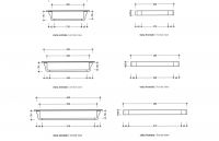 Подвесной держатель для полотенец Flaminia Noke NK30 схема 2