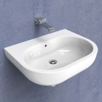 Подвесная раковина Flaminia Pass 62 Countertop - Wall Hung Basin 62х48 схема 1