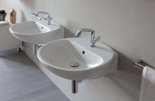 Накладная раковина Flaminia Nuda 60 5083 60х54х17 см схема 2